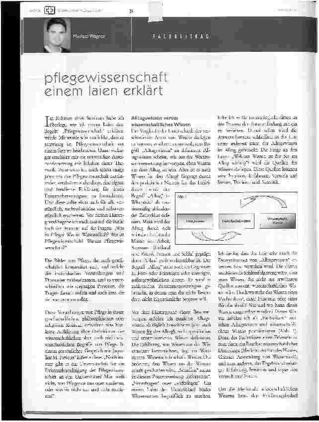Vorschauseite 1: Pflegewissenschaft einem Laien erklärt