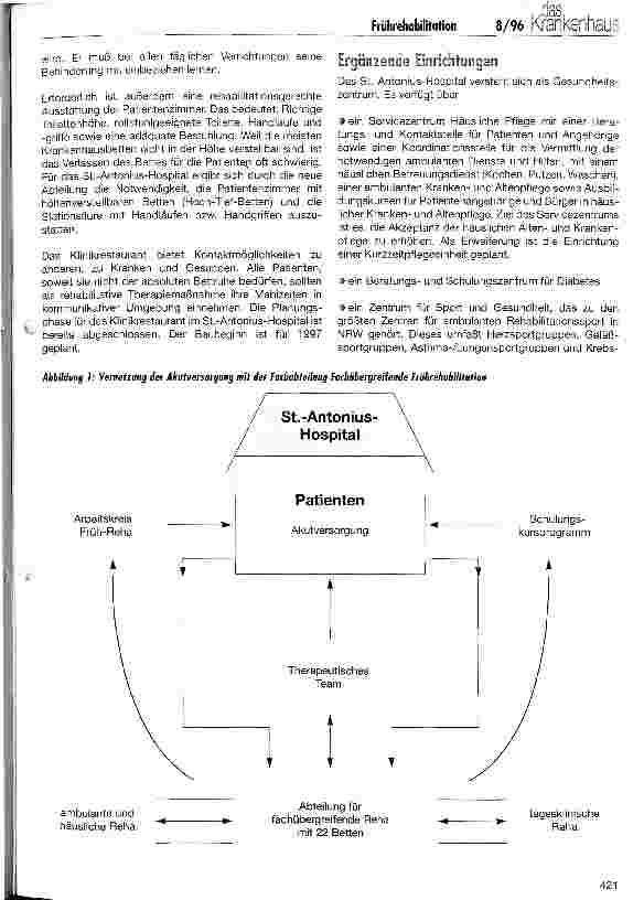 Vorschauseite 3: Fachübergreifende Frührehabilitation im St. -Antonius-Hospital in Eschweiler