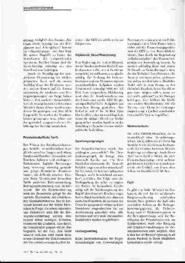 Vorschauseite 2: Eckpunkte bieten keine Lösung