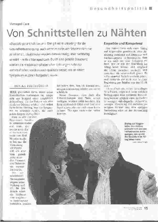 Vorschauseite 1: Von Schnittstellen zu Nähten