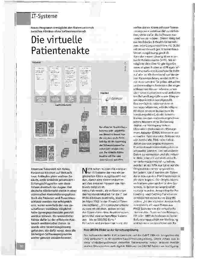 Vorschauseite 1: Die virtuelle Patientenakte