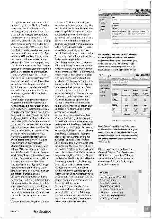 Vorschauseite 2: Die virtuelle Patientenakte