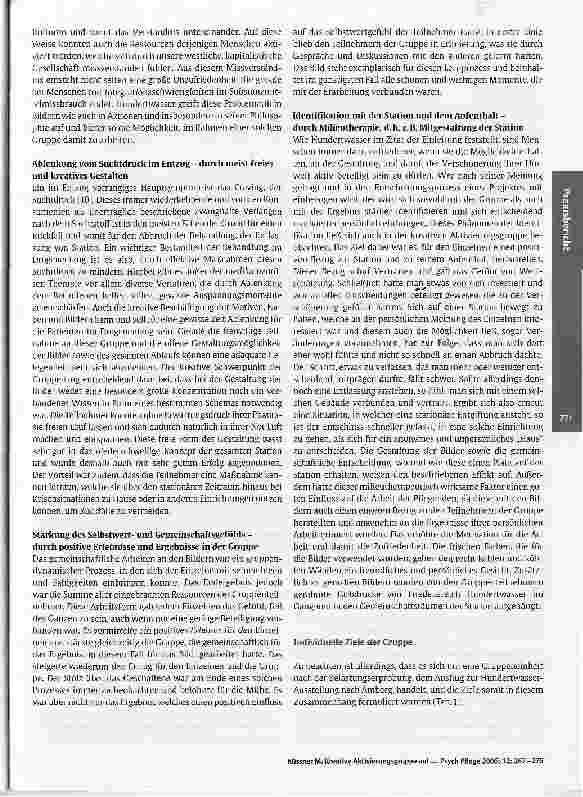 Vorschauseite 5: Kreative Aktivierungsgruppe auf einer niederschwelligen Drogenentzugsstation - Begegnungen mit den WerkenFriedensreich Hundertwassers1