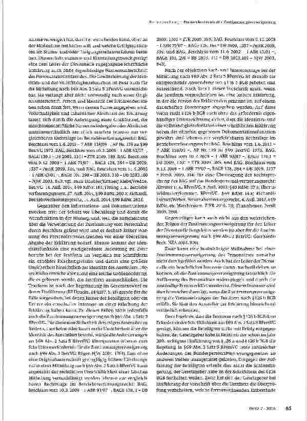 Vorschauseite 3: Formerfordernis der Zustimmungs-verweigerung