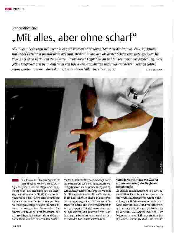 Vorschauseite 1: Mit alles, aber ohne scharf