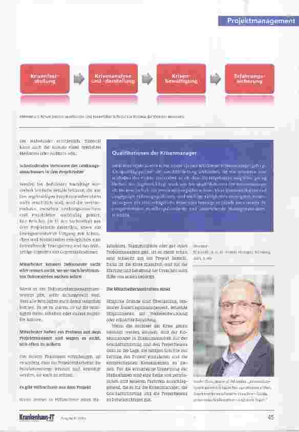 Vorschauseite 2: Krisenmanager: Sparringspartner Geschäftsleitung