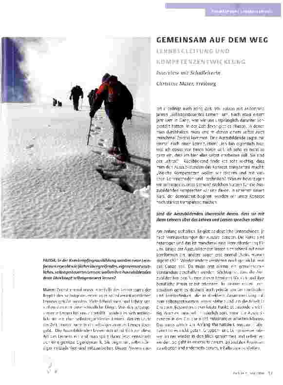 Vorschauseite 1: GEMEINSAM AUF DEM WEG