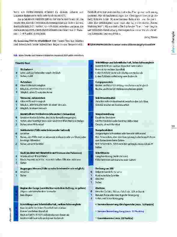 Vorschauseite 2: Assessment: Tinetti-Test Sturzrisiko erkennen
