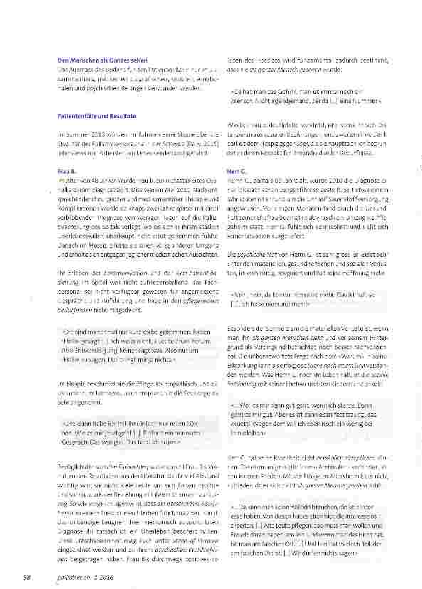 Vorschauseite 3: Versorgung am Lebensende Was Patienten wichtig ist