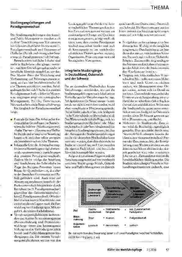 Vorschauseite 3: Integrierte Praxis erfordert integriertes Studium