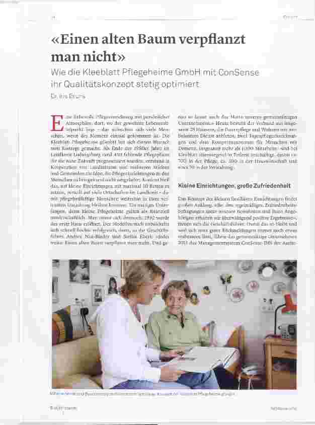 Vorschauseite 1: Einen alten Baum verpflanzt man nicht