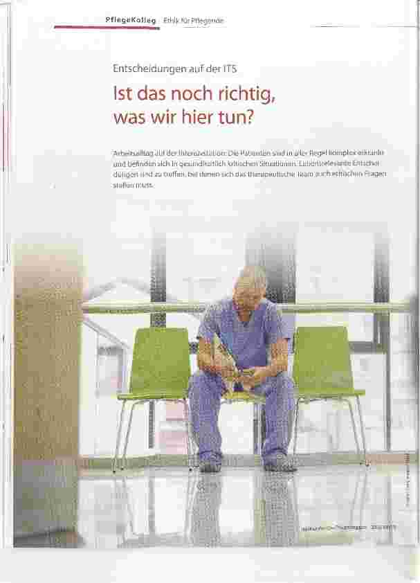Vorschauseite 1: Entscheidungen auf der ITS Ist das noch richtig, was wir hier tun?