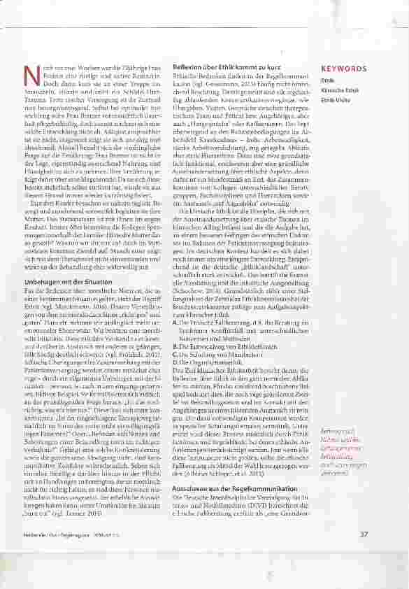 Vorschauseite 2: Entscheidungen auf der ITS Ist das noch richtig, was wir hier tun?