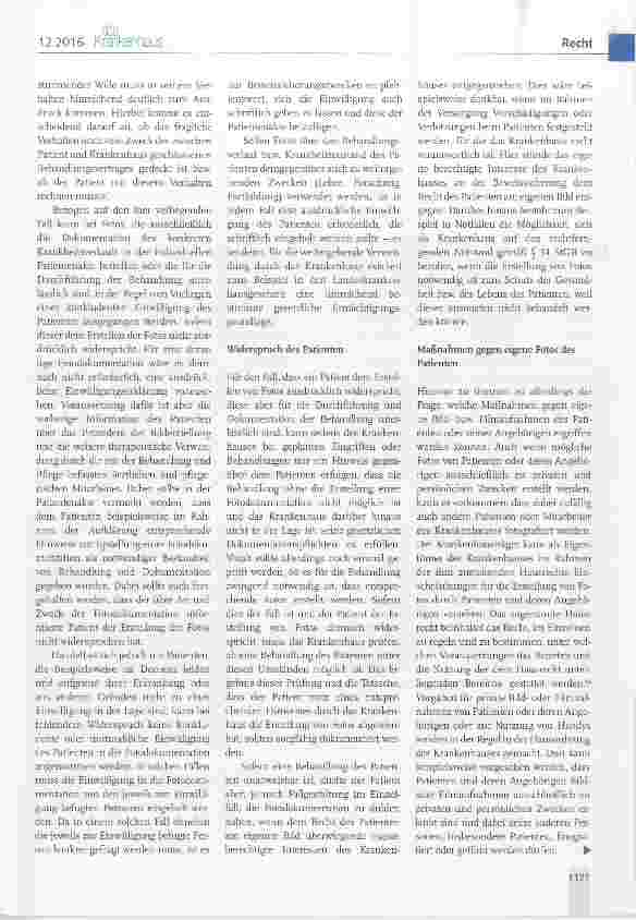 Vorschauseite 2: Fotodokumentation der Behandlung