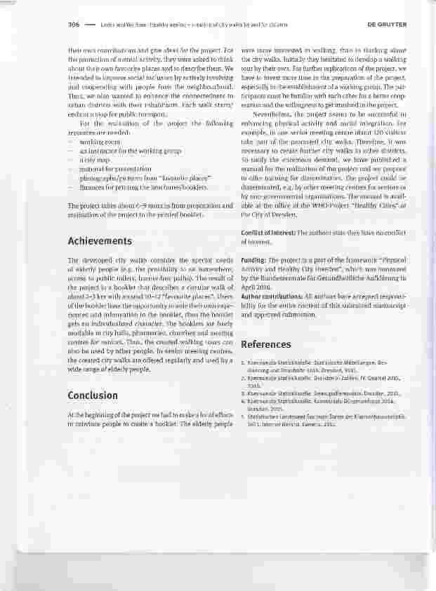 Vorschauseite 3: Aktives Altern Konzeption von Stadtspaziergängen von und mit Senioren