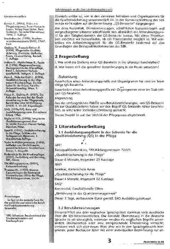 Vorschauseite 2: Anforderungen an die Qualitätssicherunasberaterln