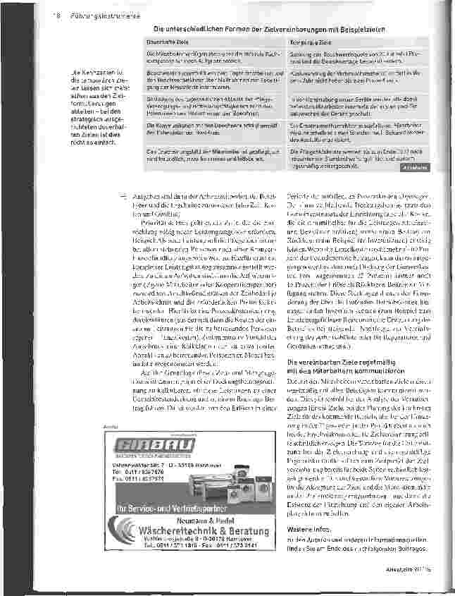 Vorschauseite 3: Führung braucht Ziele