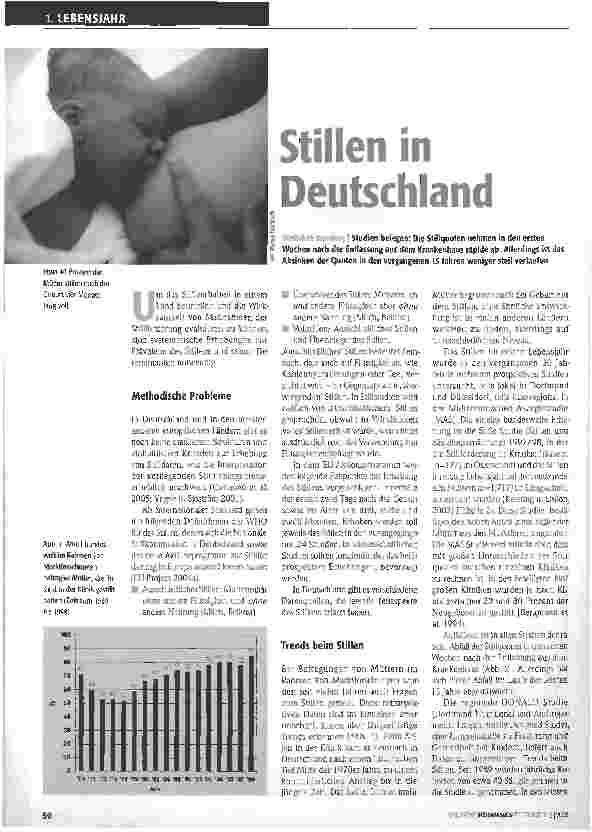 Vorschauseite 1: Stillen in Deutschland