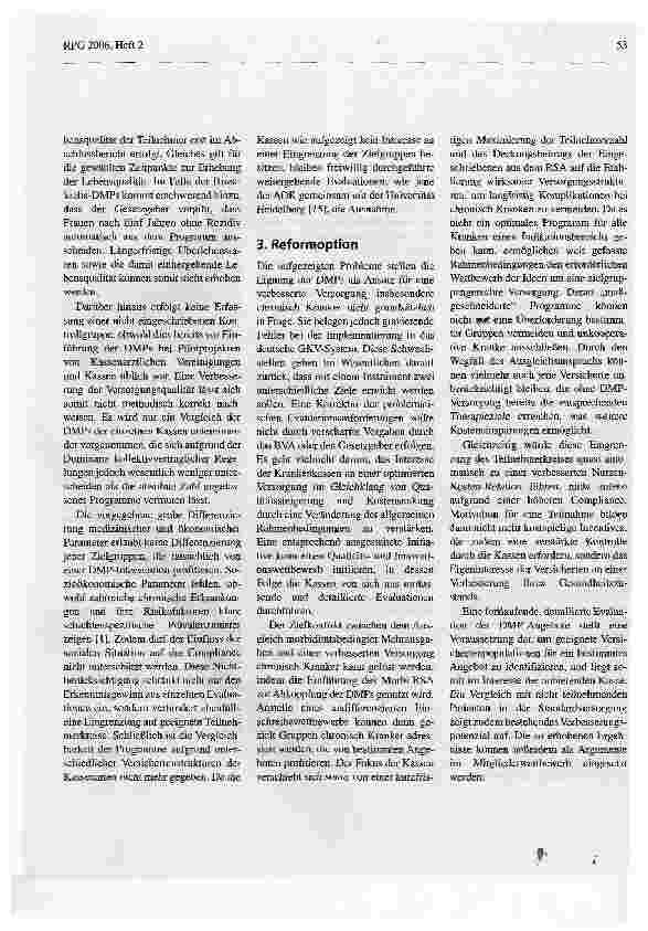 Vorschauseite 3: Anforderungen an die Evaluation von Disease Management Programmen: Defizite und ihre Ursachen
