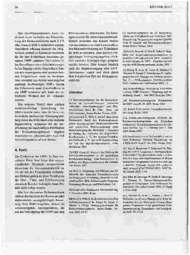 Vorschauseite 4: Anforderungen an die Evaluation von Disease Management Programmen: Defizite und ihre Ursachen