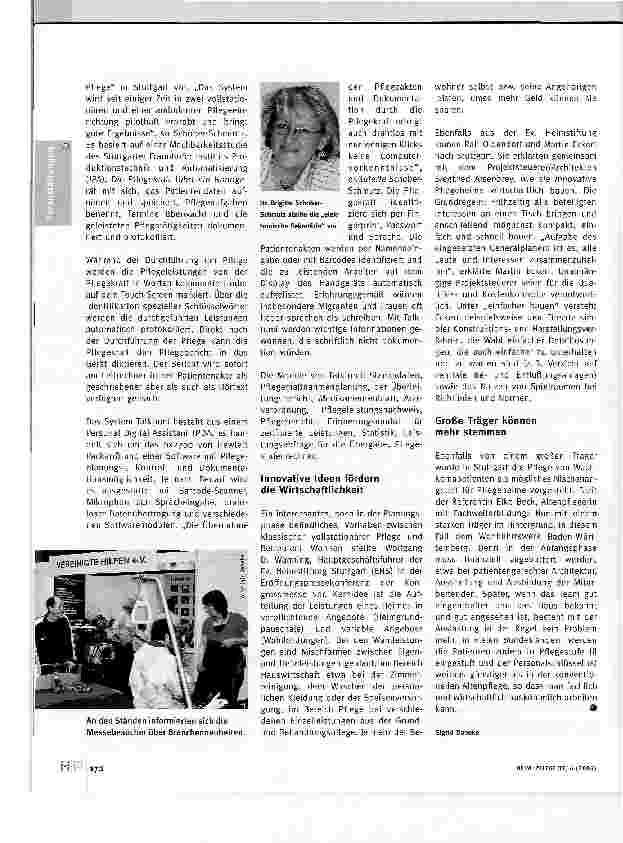 Vorschauseite 3: Frische Ideen für die Pflegebranche