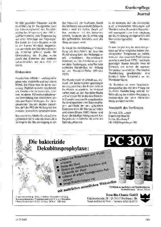Vorschauseite 3: Untersuchung der Wirksamkeit eines Materials zur Druck-entlastung bei der Prophylaxe und Behandlung von Druckulzera