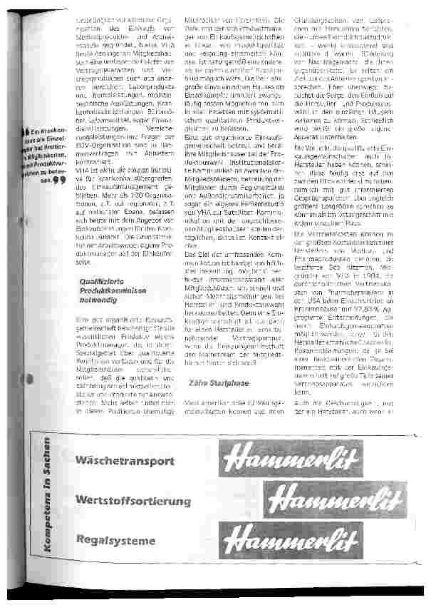 Vorschauseite 2: Einkaufsgemeinschaften auch für deutsche Krankenhäuser?