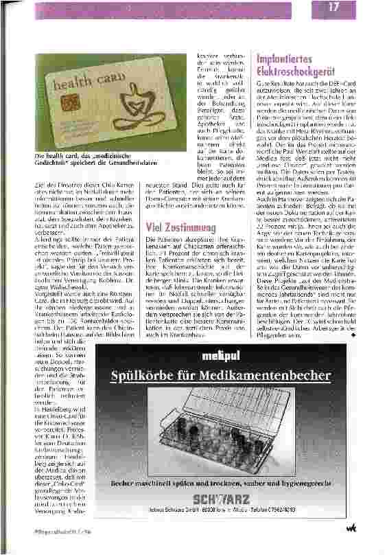Vorschauseite 3: Das papierlose Krankenhaus rückt näher Medica Düsseldorf