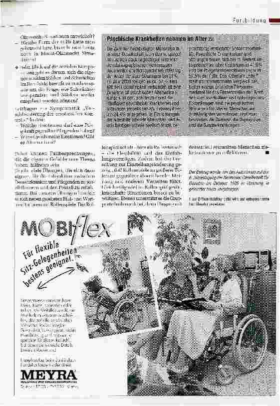 Vorschauseite 4: Vertraut werden mit einer anderen Welt Dreistufiges Lernprogramm unterstützt Pflegende bei der Begleitung dementiell erkrankter Menschen