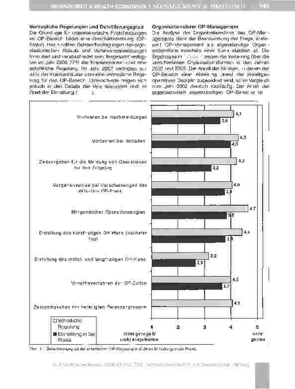 Vorschauseite 3: Entwicklungsstand im OP-Management