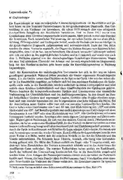 Vorschauseite 1: Laparoskopie
