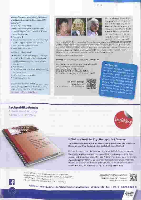 Vorschauseite 4: Konsequent betätigungsorientiert denken und handeln Change Managennent in ergotherapeutischen Praxen (Teil 1)