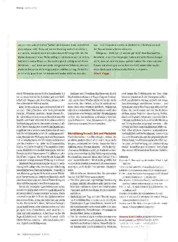 Vorschauseite 3: Nachwehen - kraftvoll und clever