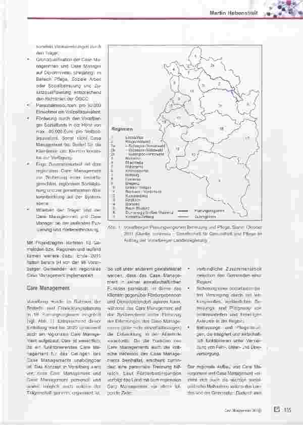 Vorschauseite 2: Case Management in der extramuralen Betreuung und Pflege älterer Menschen in Vorarlberg