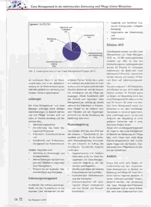 Vorschauseite 3: Case Management in der extramuralen Betreuung und Pflege älterer Menschen in Vorarlberg