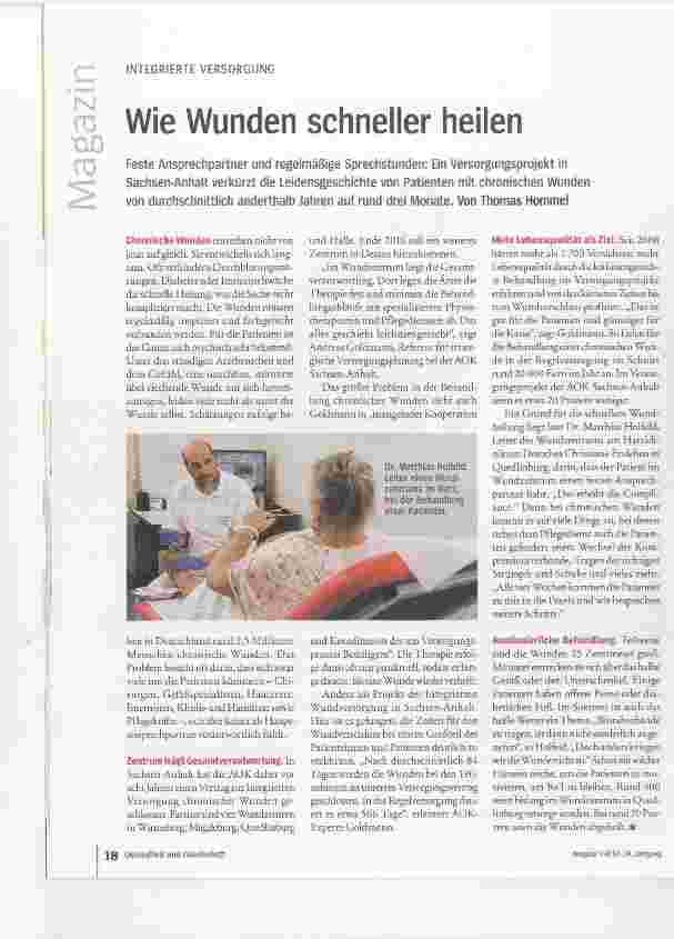 Vorschauseite 1: Wie Wunden schneller heilen