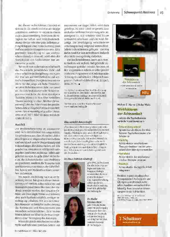 Vorschauseite 4: Was ist Resilienz?
