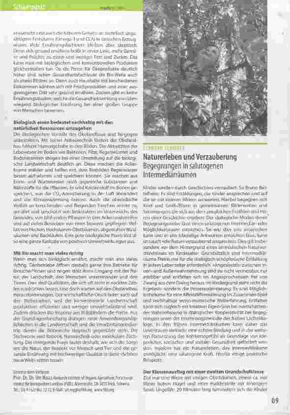 Vorschauseite 2: Ist Bio tatsächlich nachhaltig und gesünder oder nur fürs gute Gefühl?