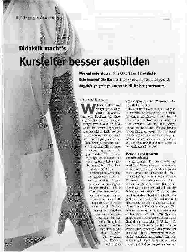 Vorschauseite 1: Didaktik machts - Kursleiter besser ausbilden
