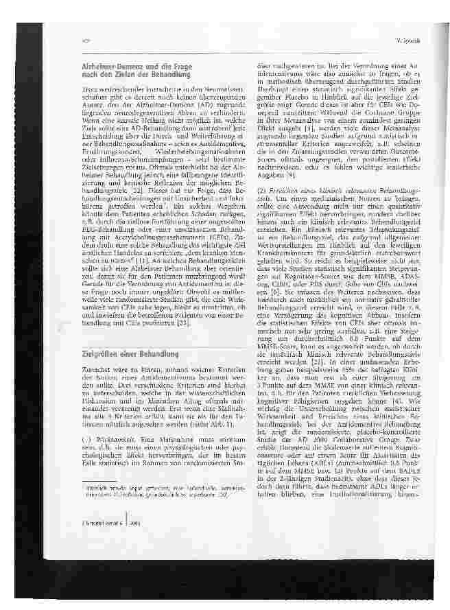Vorschauseite 2: Wirksam, indiziert - und dennoch ohne Nutzen?
