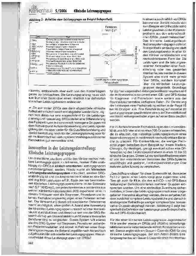 Vorschauseite 3: DRG-Akzeptanz verbessern