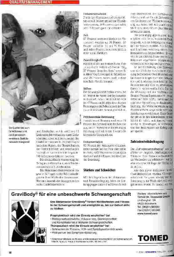 Vorschauseite 3: Qualität in der Wochenbettbetreuung