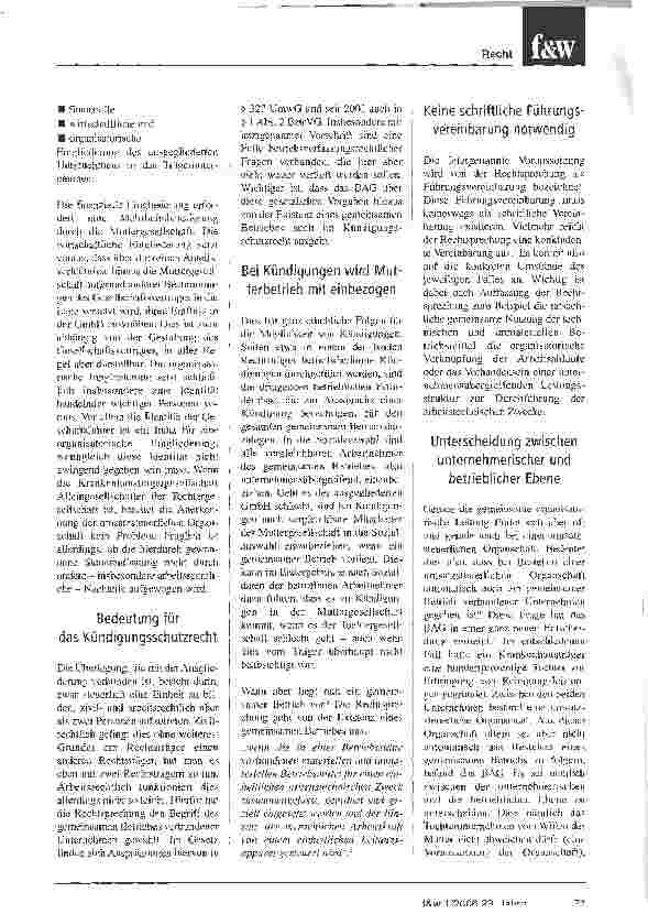 Vorschauseite 2: Insourcing ist in Die arbeitsrechtlichen Konsequenzen dieses Modells werden aber unterschätzt