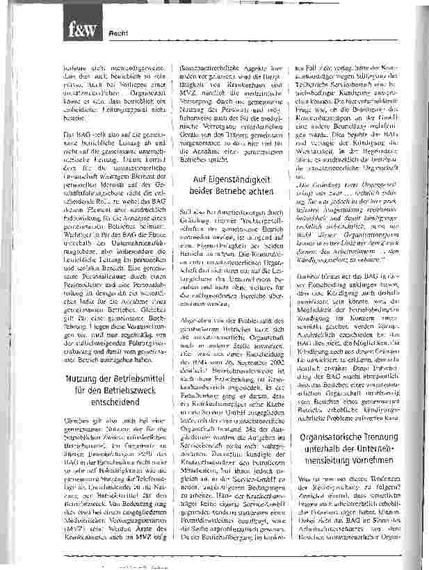 Vorschauseite 3: Insourcing ist in Die arbeitsrechtlichen Konsequenzen dieses Modells werden aber unterschätzt