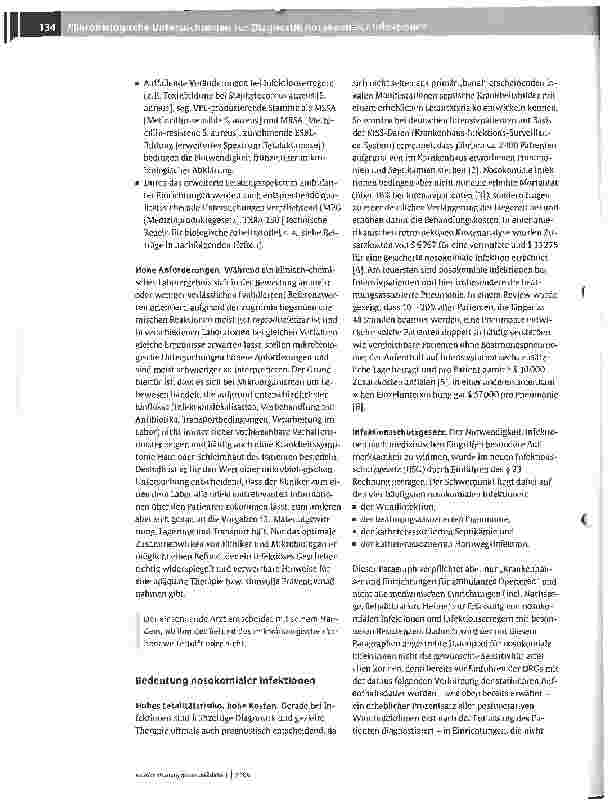 Vorschauseite 2: Mikrobiologische Untersuchungen zur Diagnostik nosokomialer Infektionen