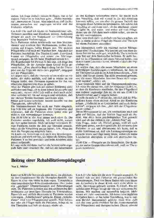 Vorschauseite 2: Kooperation und Konflikte zwischen pflegerischem und therapeutischem Bereich in einer Rehabilitationsklinik