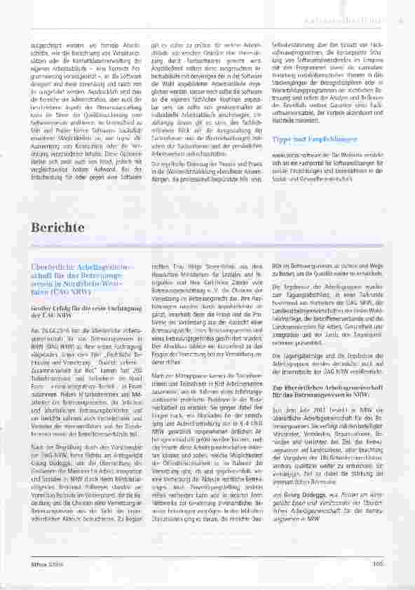 Vorschauseite 4: Zwischen Standardisierung und Einzelfallorientierung - Überlegungen zum softwareunterstützten Arbeitsprozess in der Betreuungspraxis