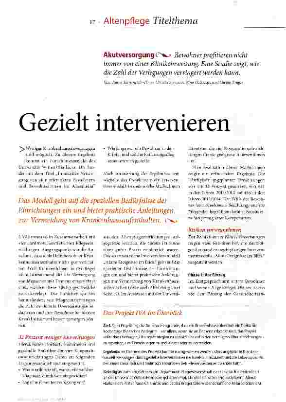 Vorschauseite 1: Gezielt intervenieren