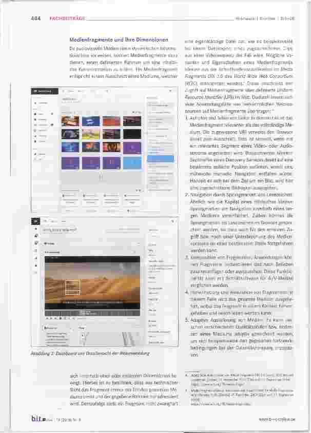 Vorschauseite 3: Vernetzung von audiovisuellen Inhalten und Metadaten