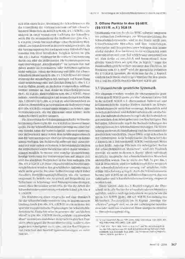 Vorschauseite 4: Neuerungen im Schwerbehindertenrecht durch das BTHG